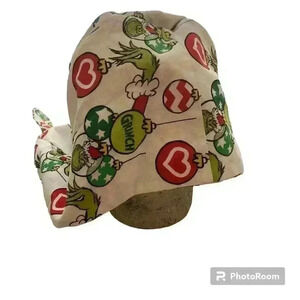 Grinch Christmas Scrub Cap Surgical Cap Surgical Hat Medical Dental Peds clinic